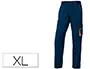 Imagen Pantalon de trabajo deltaplus cintura ajustable 5 bolsillos color azul naranja talla xl naranja talla xl 2