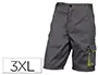 Imagen Pantalon de trabajo deltaplus bermuda cintura ajustable 5 bolsillos color gris verde talla 3xl 2