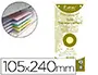 Imagen Separador exacompta cartulina de 180 gr juego de 100 separadores 105x240 mm con 12 taladros color amarillo 2