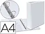 Imagen Carpeta canguro 4 anillas mixtas 40mm esselte a4 plastico blanca 2