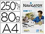 Imagen Papel fotocopiadora navigator home pack din a4 80 gramos paquete de 250 hojas 2