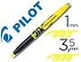 Imagen Rotulador pilot frixion light borrable punta de fibra color amarillo 2