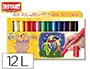 Imagen Tempera solida en barra playcolor pocket escolar caja de 12 colores surtidos 2