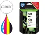 Imagen Ink jet hp 301 pack con tinta negra y tinta tricolor 1000/1001 3000/ 3050/3050se/3050ve 1050a/2050a/2054a/3050a 2