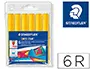 Imagen Rotulador staedtler color jumbo trazo 3 mm unicolor amarillo 2