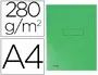 Imagen Subcarpeta cartulina reciclada exacompta a4 verde 280g/m2 con 2 solapas interior 2