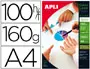 Imagen Papel fotografico apli glossy doble cara din a4 pack de 100 hojas 160 gr 2