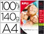 Imagen Papel fotografico apli glossy din a4 pack de 100 hojas 140 gr 2