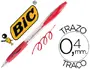 Imagen Boligrafo bic atlantis rojo retractil tinta aceite punta de 1 mm 2