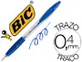 Imagen Boligrafo bic atlantis azul retractil tinta aceite punta de 1 mm 2