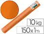 Imagen Papel kraft verjurado liderpapel naranja 150mt 65gr bobina 10kg 2