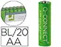 Imagen Pila q-connect alcalina aa -paquete con 20 pilas 2