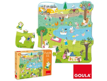 Imagen Puzzle goula xxl un dia en el campo 16 piezas