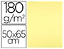 Imagen Cartulina liderpapel 50x65 cm 180 gr amarillo medio unidad 2