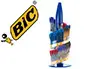 Imagen Boligrafo bic cristal family expositor de 770 unidades surtidas promo regalo 150 bic cristal azul 2