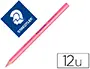 Imagen Lapices fluorescente staedtler triangular top star rosa caja de 12 unidades 2