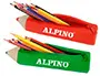 Imagen Bolso escolar alpino portatodo forma lapiz soft con 12 lapices de colores 2