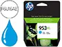 Imagen Ink-jet hp jet 953xl officejet pro 8210 / 8710 / 8725 / 7730 1.600 paginas cian 2