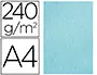 Imagen Papel color liderpapel pergamino a4 240g/m2 azul pack de 25 hojas 2