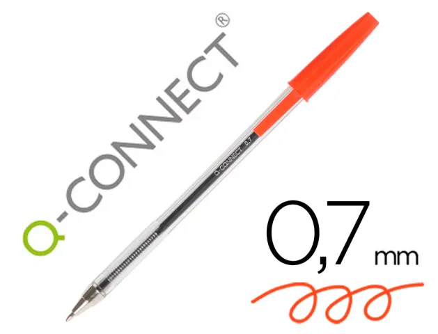 Imagen BOLIGRAFO CRISTAL MEDIO ROJO