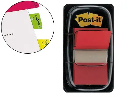 Imagen BANDERITAS POST-IT ROJO