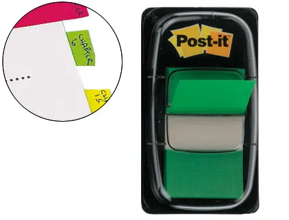 Imagen BANDERITAS POST-IT VERDE