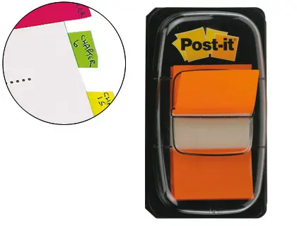 Imagen BANDERITAS POST-IT NARANJA