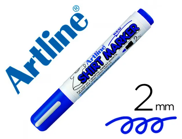 Imagen ROTULADOR ARTLINE CAMISETAS AZUL