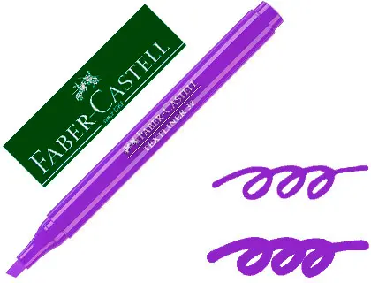 Imagen ROTULADOR FABER FLUORESCENTE TEXTLINER MORADO