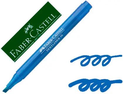 Imagen ROTULADOR FABER FLUORESCENTE TEXTLINER AZUL