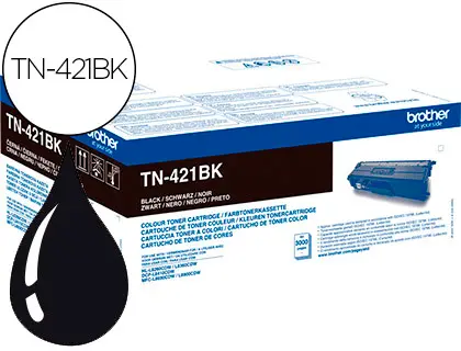 Imagen Toner brother tn-421 para dcp-l8410 cdn / 8410 cdw / hl-l8260 cdw / mfc-l8360 cdw / 8690 cdw / 8900 cdw negro.