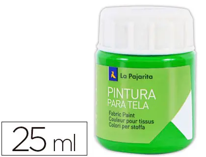 Imagen PINTURA PARA TELA VERDE PRIMAVERA PAJRITA 25ML.