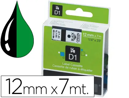 Imagen CINTA DYMO 1000 NEGRO-VERDE