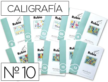 Imagen CUADERNO RUBIO ESCRITURA 10