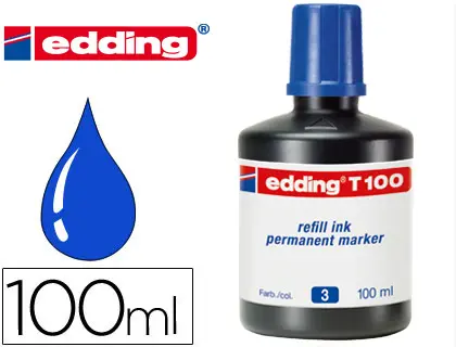 Imagen TINTA ROTULADOR EDDING 100 ML AZUL