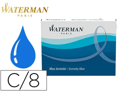 Imagen TINTA ESTILOGRAFICA WATERMAN AZUL