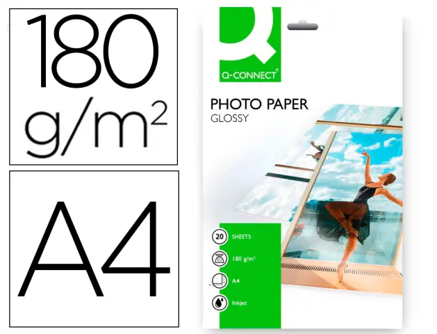 Imagen PAPEL PHOTO GLOSS INK-JET 185GR 20H