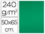 Imagen Cartulina liderpapel 50x65 cm 240g/m2 verde navidad paquete de 25 unidades 2