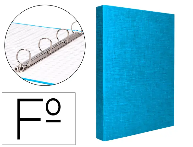 Imagen CARPETA CARTON LIDERPAPEL 4AN AZUL