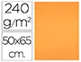 Imagen Cartulina liderpapel 50x65 cm 240g/m2 nectarina paquete de 25 unidades 2