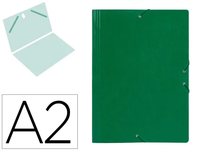 Imagen CARPETA CARTON DIBJO A2 VERDE