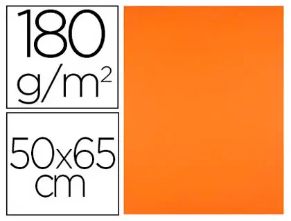 Imagen CARTULINA LIDERPAPEL 50X65 NARANJA