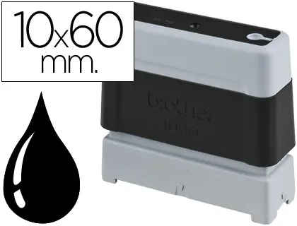 Imagen SELLO AUTO. PERSONALIZADO 10X60 NEG