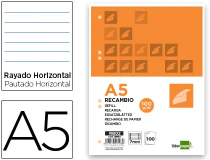 Imagen RECAMBIO ANILLAS HORIZONTAL A5 6TAL