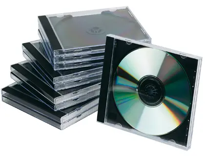 Imagen CAJA DE CD PORTADA TRASNP. C/10 UND