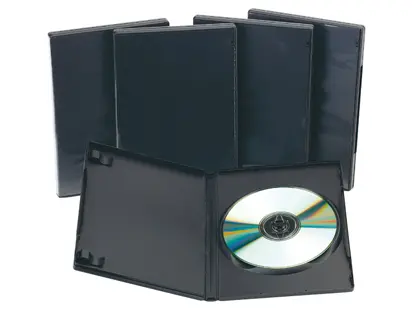 Imagen CAJA DE DVD PACK 5 UNIDADES