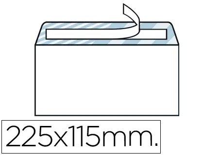 Imagen SOBRE AMERICANO C/500 S-VEN 115X225