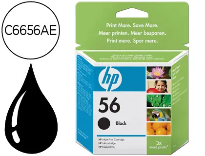 Imagen INK JET HP N 56 NEGRO