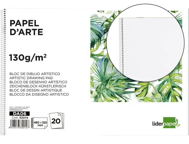 Imagen BLOC DIBUJO LIDERPAPEL A3 20H LISO