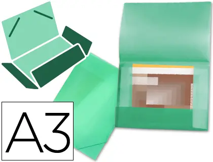 Imagen CARPETA PORTADOCUMENTOS A3 VERDE